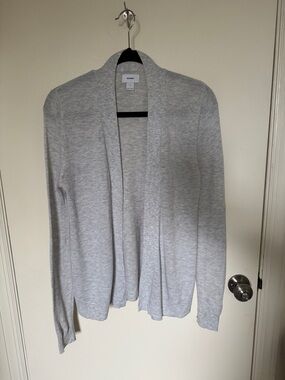 Old Navy Light Gray Open-Front Cardigan